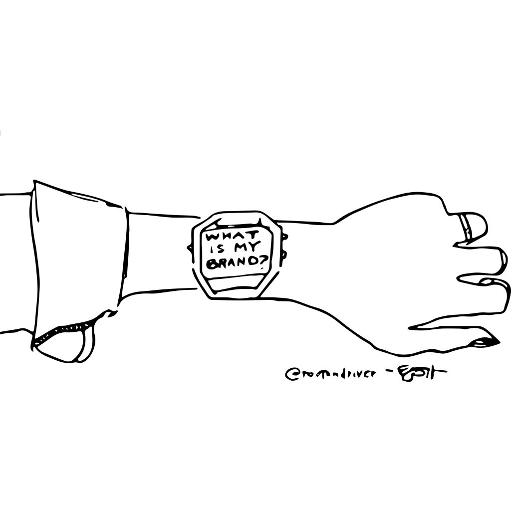 Sketch Wristwatch with What is my Brand